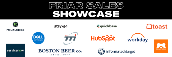 Friar Sales Showcase Header
